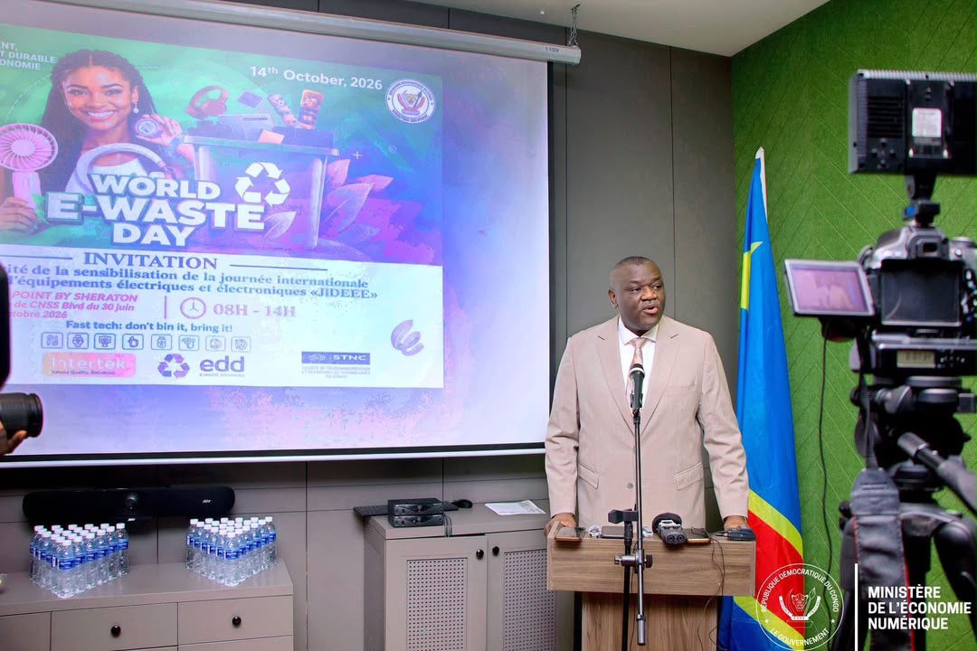 Déchets électroniques : Augustin Kibassa plaide pour une filière nationale de recyclage en RDC