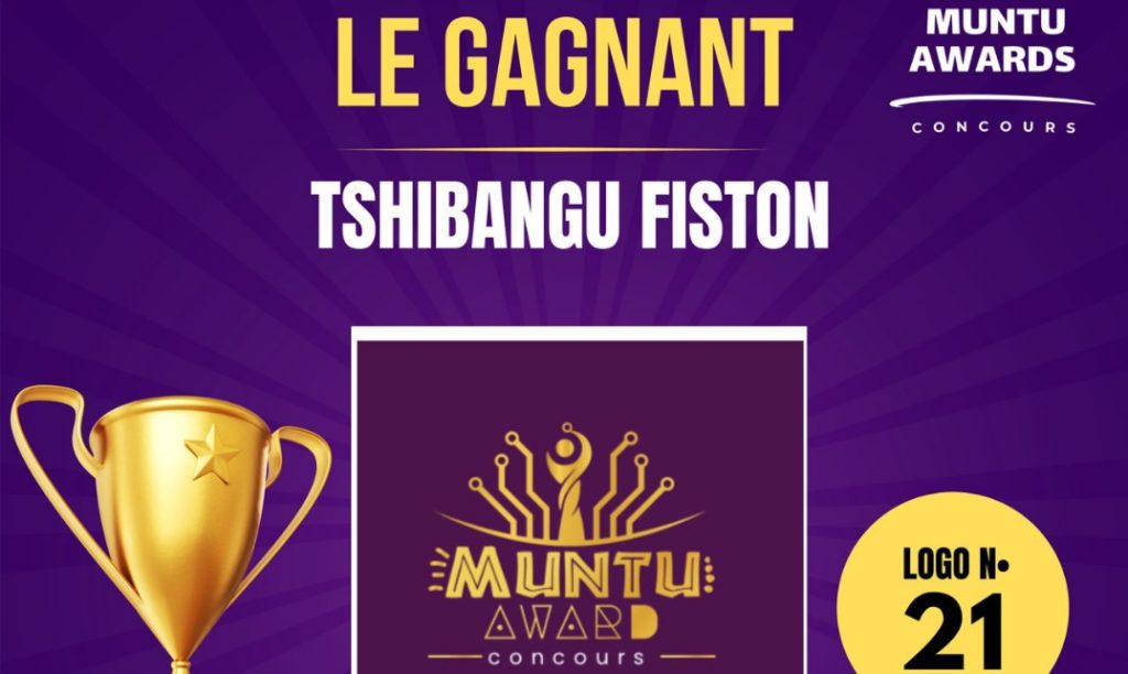Concours logo Muntu Awards : Tshibangu Fiston déclaré vainqueur