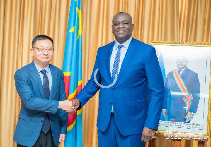 RDC-Chine : Augustin Kibassa et Zhao Bin échangent sur le renforcement de la coopération