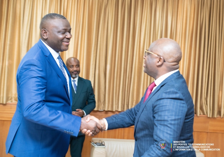 Jonction PTNTIC-Numérique : « La RDC s’est engagée sur une bonne voie » (Daddy Mukadi chez Augustin Kibassa)