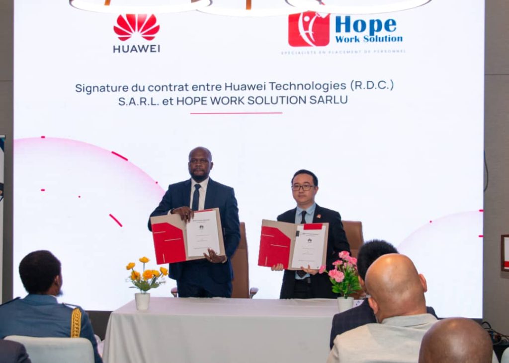 RDC : Huawei ouvre ses marchés de sous-traitance à 5 entreprises congolaises éligibles