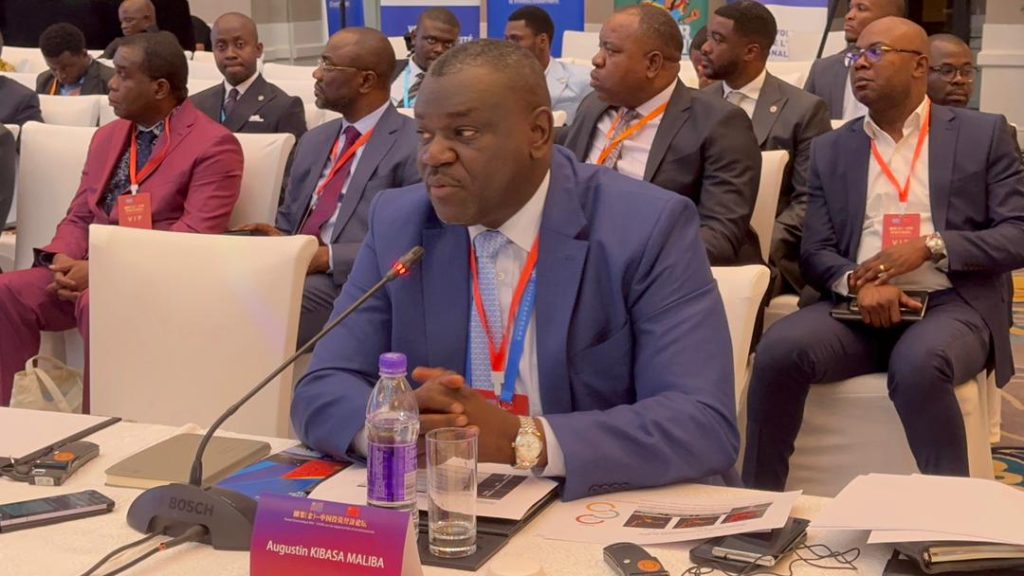 Forum économique RDC-Chine : Augustin Kibassa face aux investisseurs chinois