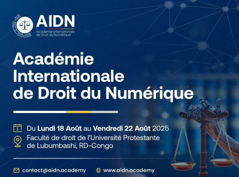 RDC : L’AIDN organise une formation sur le droit numérique à Lubumbashi