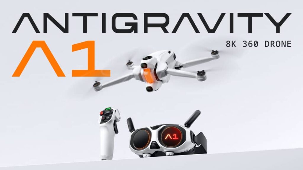 L’Antigravity A1 : Un drone 8K à 360°, est sur le point de révolutionner l’imagerie aérienne