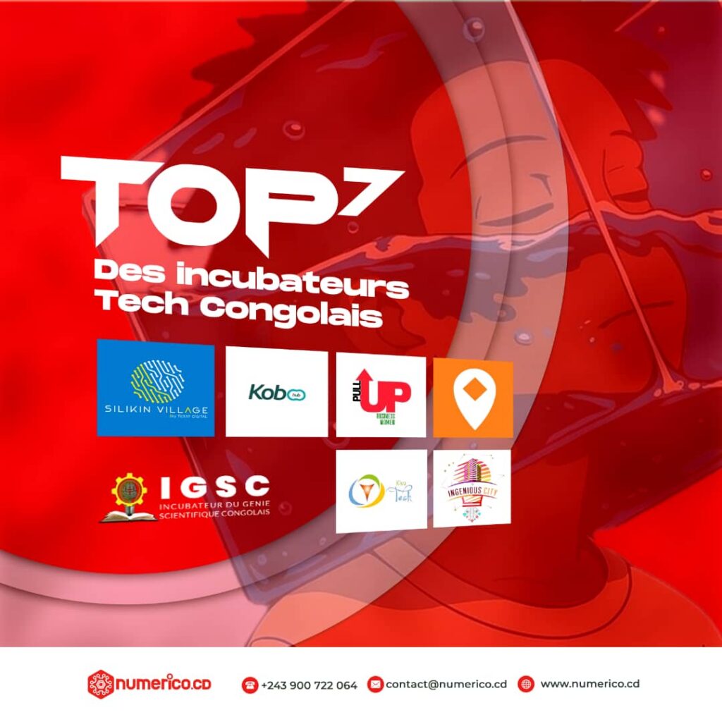 RDC : 7 incubateurs tech qui façonnent l’avenir numérique du pays