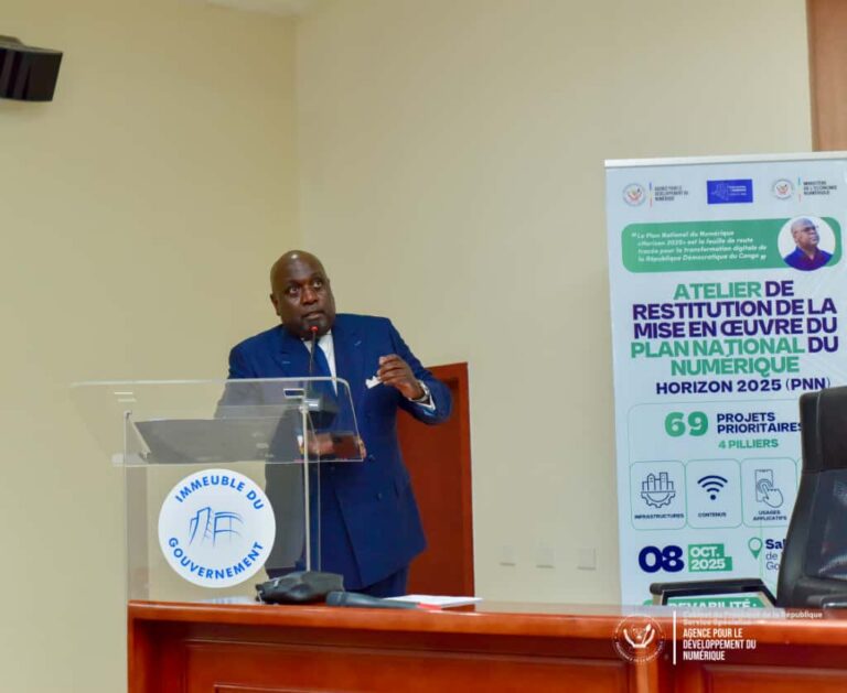 RDC : L’ADN présente le bilan de la mise en œuvre du Plan National du Numérique Horizon 2025