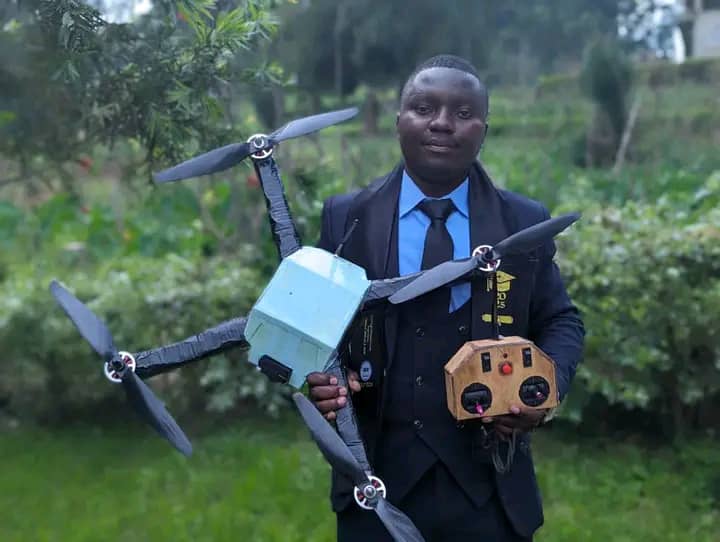 RDC : Un étudiant de l’Université Catholique de Graben de Butembo conçoit un drone