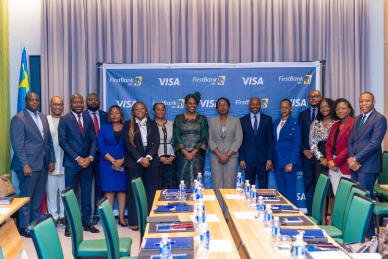 RDC : Partenariat stratégique entre First Bank et Visa pour la digitalisation des paiements