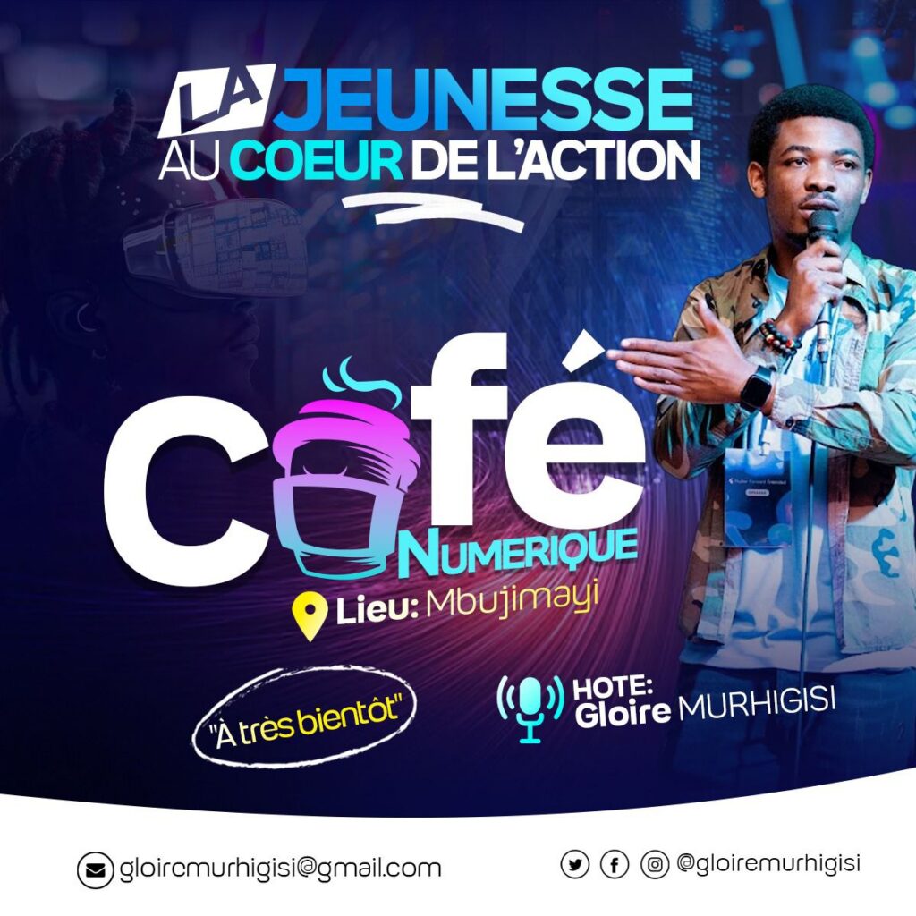 Kasaï-Oriental : Gloire Murhigisi organise un café numérique à Mbuji-Mayi