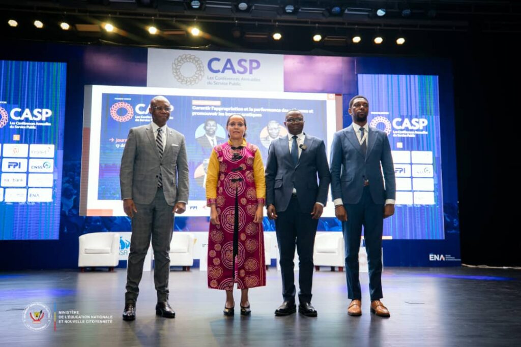 CASP 2025 : Raïssa Malu présente l’IA comme levier de modernisation du système éducatif congolais