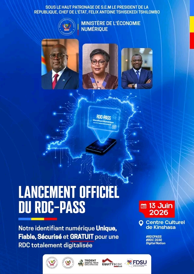 RDC : Le Gouvernement annonce le lancement officiel du « RDC-PASS »