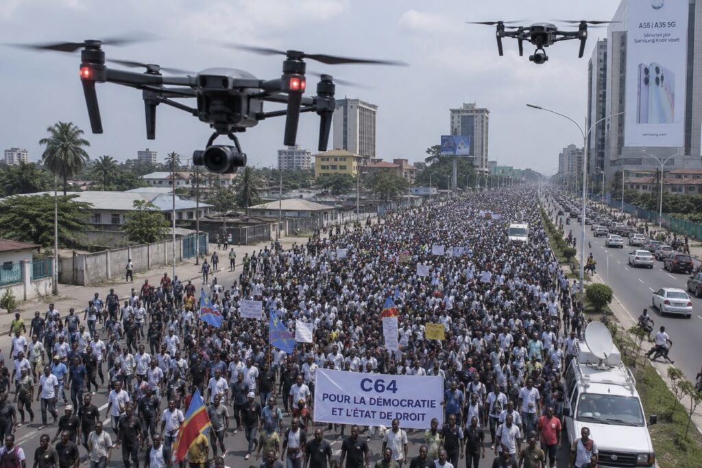 Marche de l’Opposition : l’UDPS propose au gouvernement d’utiliser des drones pour traquer les porteurs d’armes