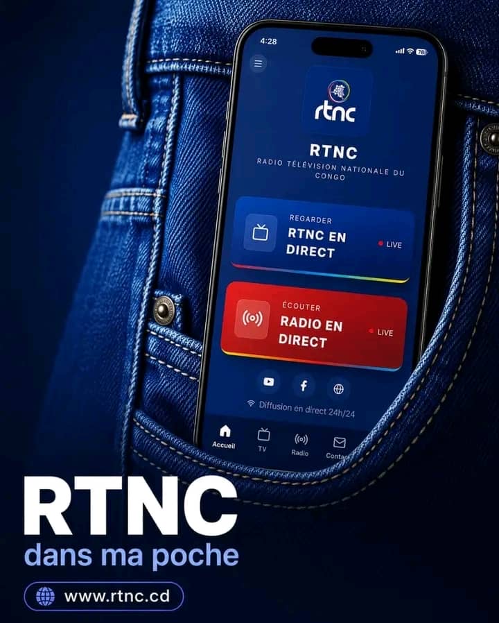 RDC : la RTNC lance une application mobile pour diffuser l’information officielle « partout » et en direct